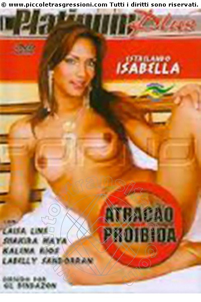 Foto frontale della copertina del film di Kalena Rios Pornostar transex Milano